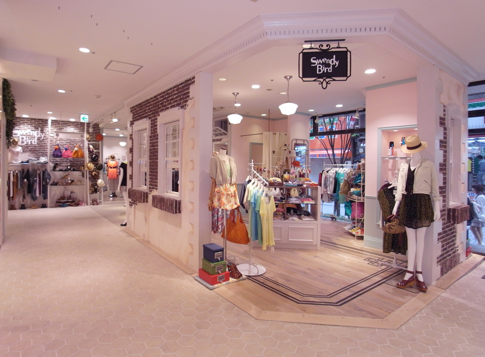 Swendybird 新宿丸井/スウェンディ バード 新宿丸井/店舗設計・ショップデザイン:洋服・ファッションブランド